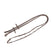 ProPresicce Continentale Soft Grip Leather Reins by Hy Equestrian #colour_brown
