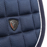 ProReaction 3D Mesh Close Contact Saddle Pad with Silicone by Hy Equestrian #colour_navy