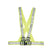 Reflector Adjustable Harness by Hy Equestrian #colour_yellow