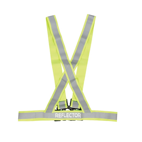 Reflector Adjustable Harness by Hy Equestrian #colour_yellow