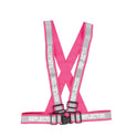 Reflector Adjustable Harness by Hy Equestrian #colour_pink