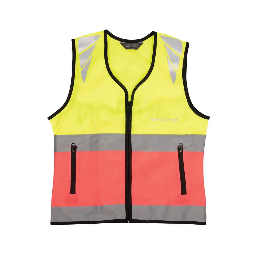 Reflector Two Tone Warning Tabard by Hy Equestrian - Caution Slow