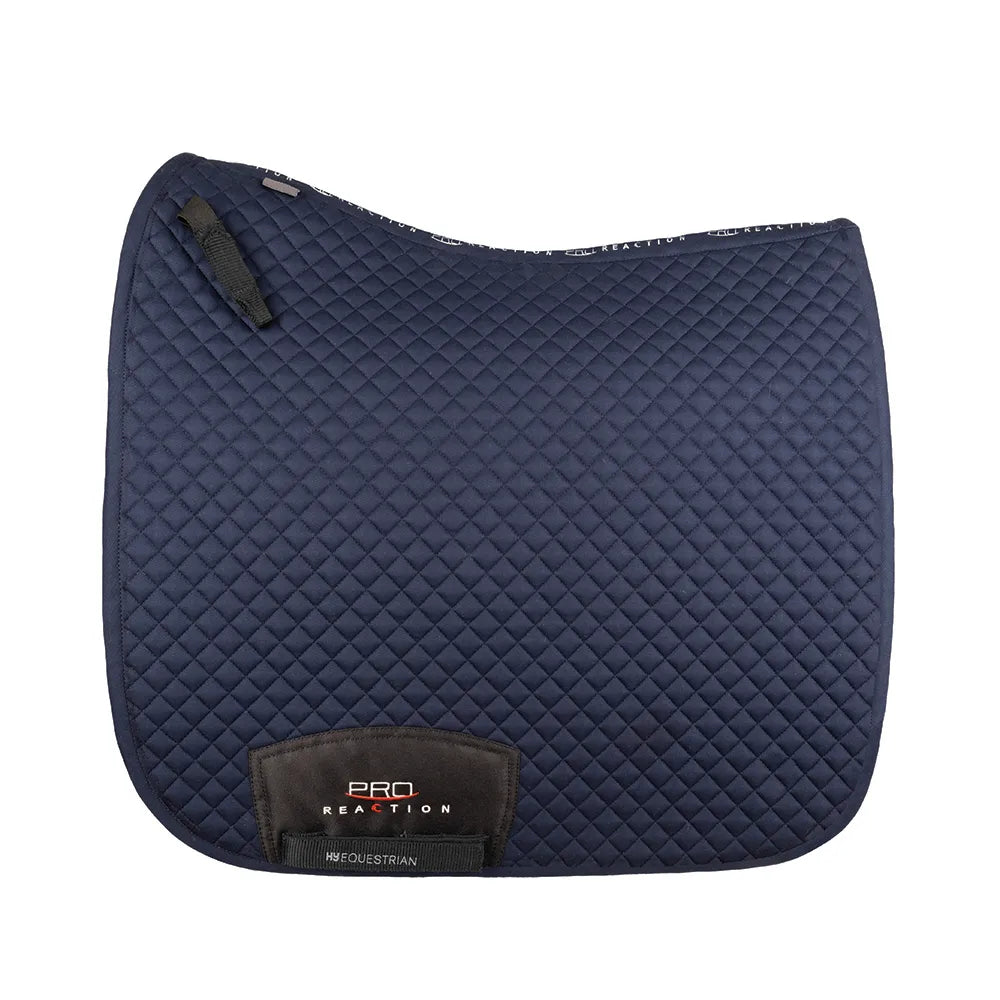 ProReaction Pima Dressage Saddle Pad by Hy Equestrian #colour_navy