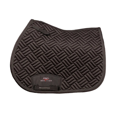 ProReaction Recherché GP/Jumping Saddle Pad by Hy Equestrian #colour_black