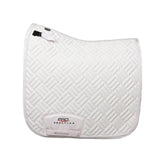 ProReaction Recherché Dressage Saddle Pad by Hy Equestrian #colour_white