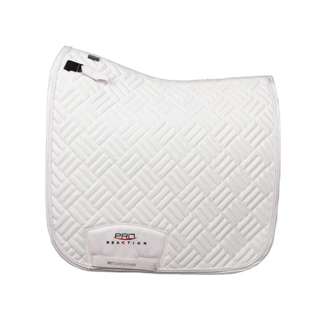 ProReaction Recherché Dressage Saddle Pad by Hy Equestrian #colour_white