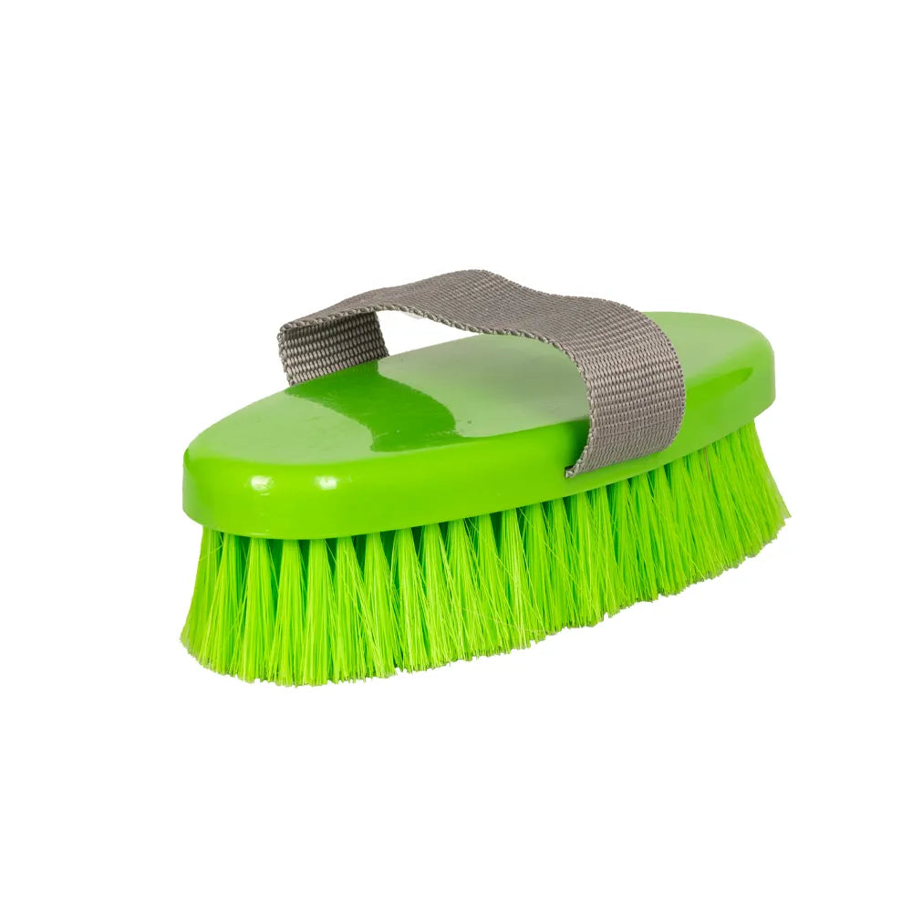 ProGroom Vivid Body Brush by Hy Equestrian #colour_green