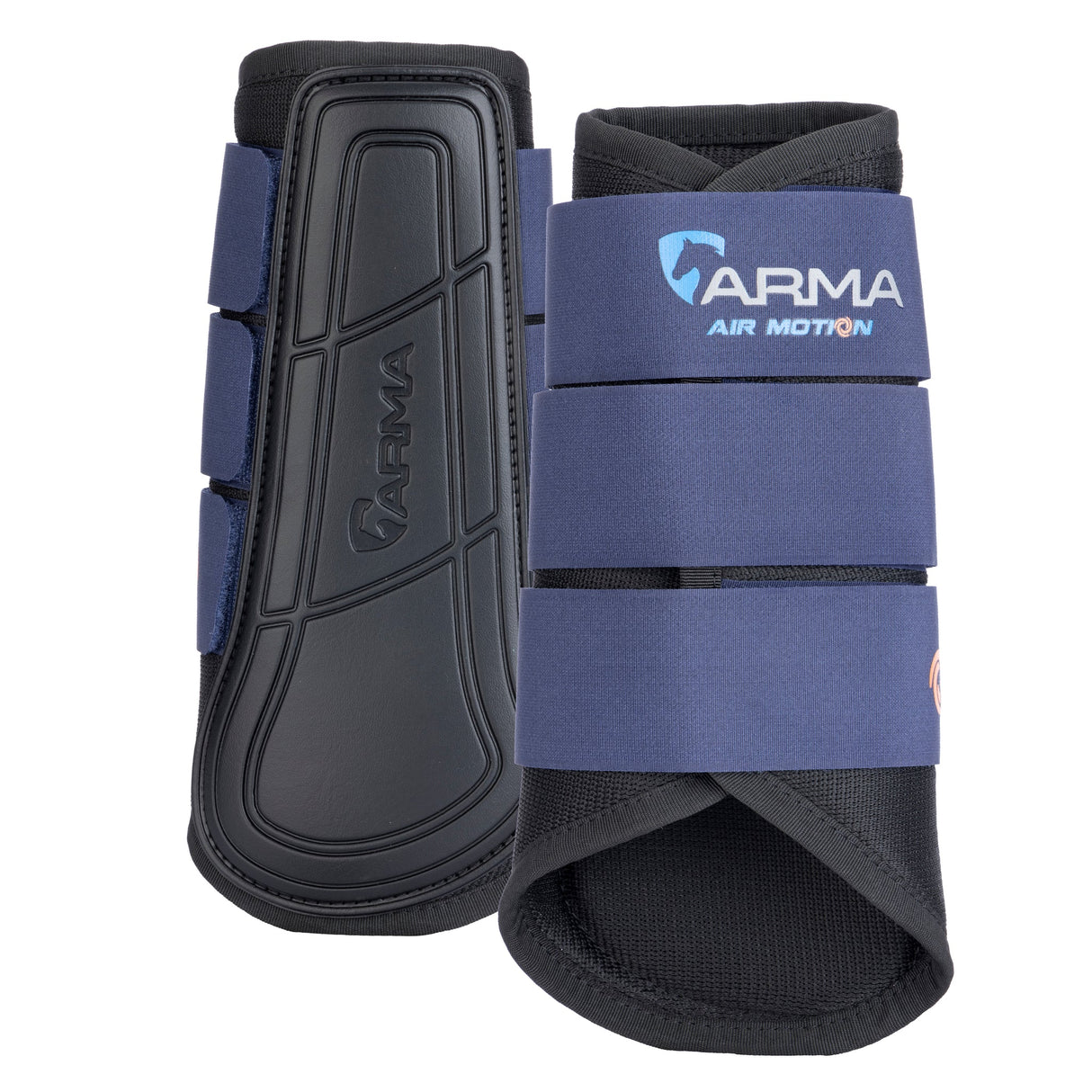 Shires ARMA Air Motion Brushing Boots #colour_navy
