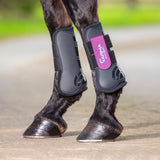 Shires ARMA Tendon Boots #colour_black-plum