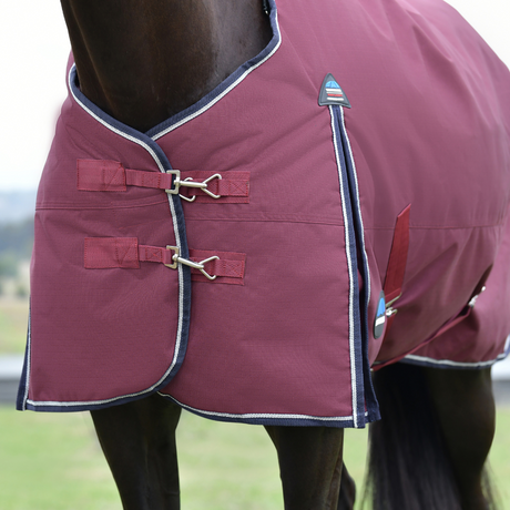 Weatherbeeta Comfitec Essential 0G Turnout #colour_burgundy-navy