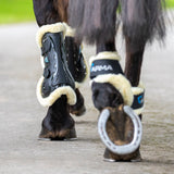 Shires ARMA Carbon SupaFleece Fetlock Boots #colour_black