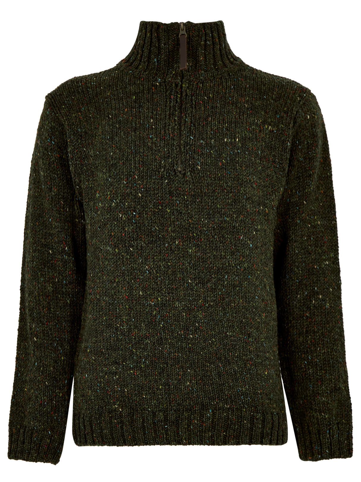 Dubarry Mens Callaghan Knitted Jumper #colour_olive