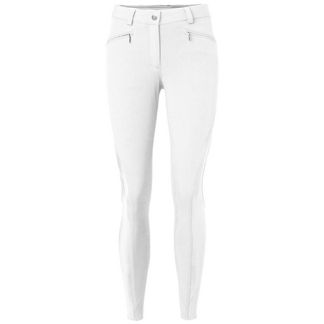 Mountain Horse Marilyn Flex 3/4 Grip Breeches #colour_white