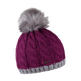 Sabbot Andrea Bobble Hat #colour_mulberry-grey