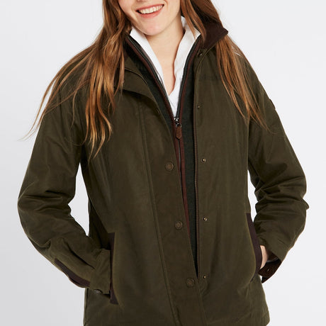 Dubarry Womens Mountrath Wax Jacket #Colour_fennel