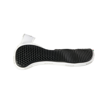 Acavallo Pad MF WFS Suede Hexagonal Gel Front Riser #colour_white