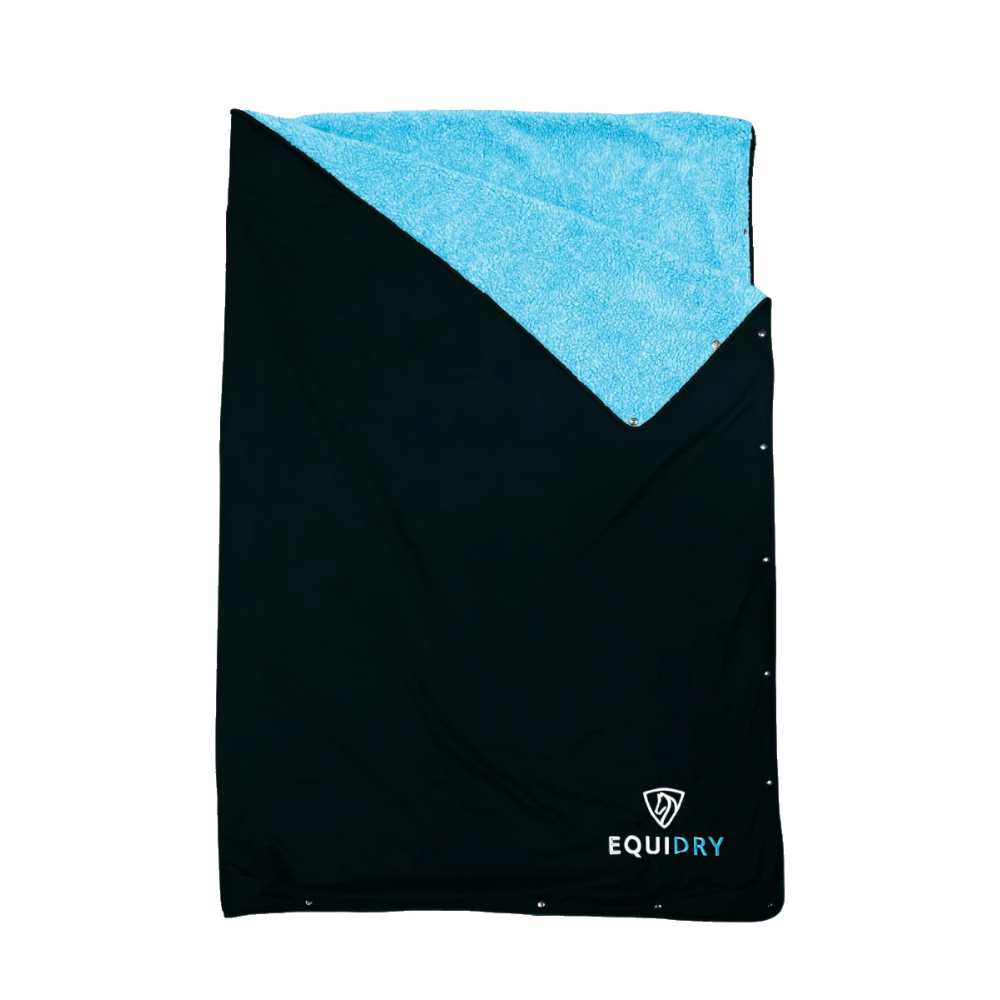 EQUIDRY Equi-Blanket #colour_black-turquoise