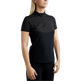 Montar MoZira Refined Shortsleeved Quarter Zip Polo #colour_black