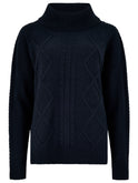 Dubarry Womens Kirkwood Knitted Jumper #colour_navy