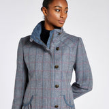 Dubarry Womens Bracken Tweed Jacket #Colour_denim-haze