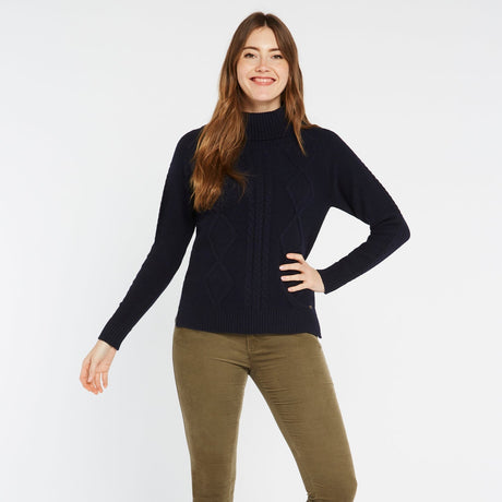 Dubarry Womens Kirkwood Knitted Jumper #colour_navy