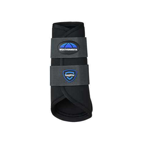 Weatherbeeta Tough-Tec Prime Brushing Boots #colour_black-grey