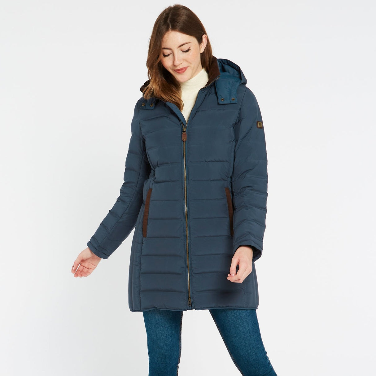 Dubarry Womens Ballybrophy Quilted Jacket #colour_steel