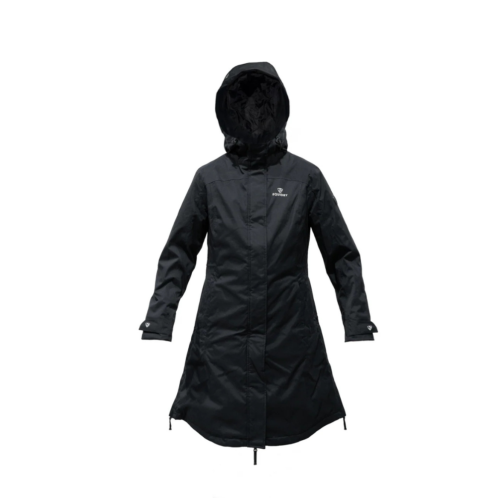 EQUIDRY Girl's Bronte Riding Coat #colour_black