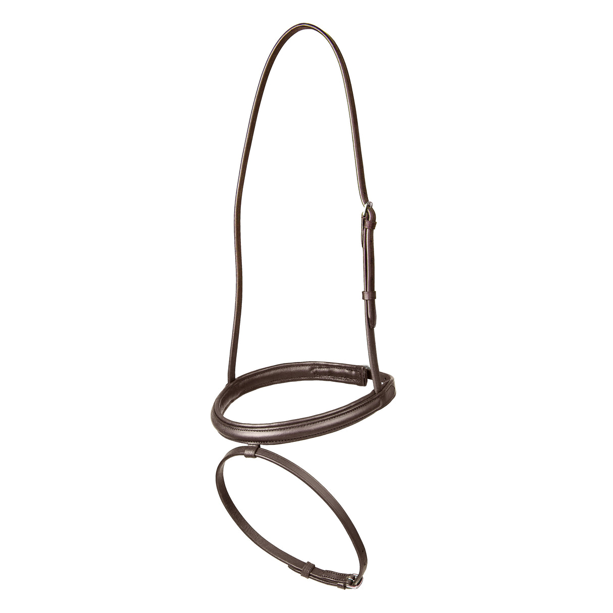 Dublin Flash Genuine Leather Bridle Noseband with Flash Attachment
