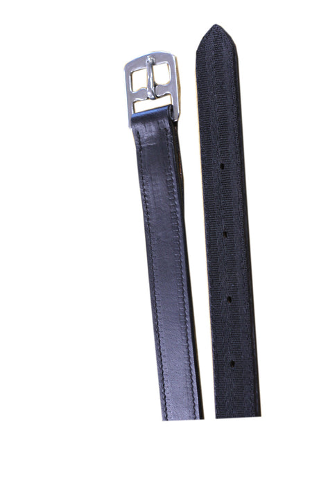 Mackey Equisential Stirrup Leathers #colour_black