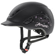 Uvex Kiddox Happy Horse Riding Hat #colour_black-matt