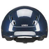 Uvex Kiddox Flower Riding Hat #colour_navy-shiny