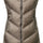 Covalliero Ladies Padded Long Vest #colour_taupe