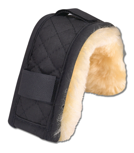 Waldhausen Real Lambskin-Noseband Sleeve #colour_black-natural