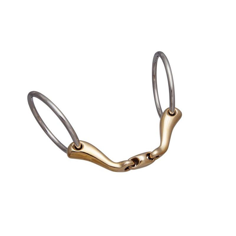 Stubben 2423 Quick Contact Loose Ring Double Broken Snaffle