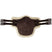 Stubben Equi-Soft® Belly Stud Girth with Cover - Ebony #colour_lambskin-beige-brown