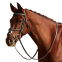 Dublin Padded Mono Crown Fancy Stitch Grackle Bridle with Rubber Reins