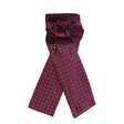 Equetech Pin Spot Riding Stock #colour_maroon-white