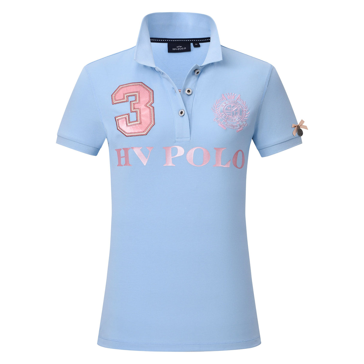 HV Polo Favouritas EQ Short Sleeve Polo Shirt #colour_powder-blue