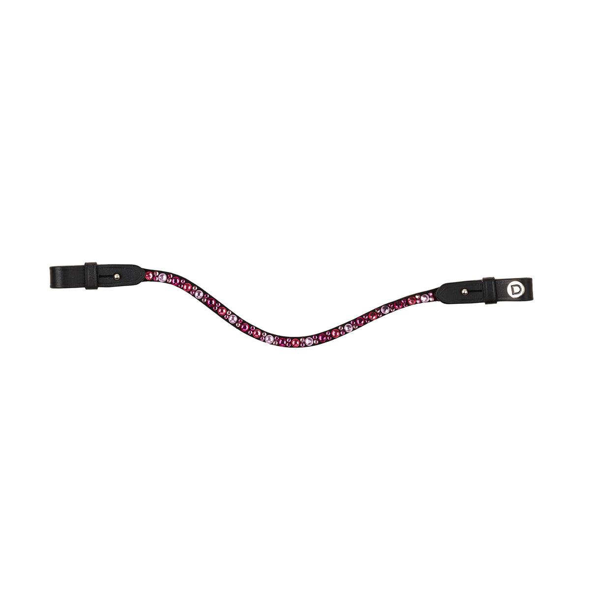 Dublin Ombre Diamante Leather Bridle Browband