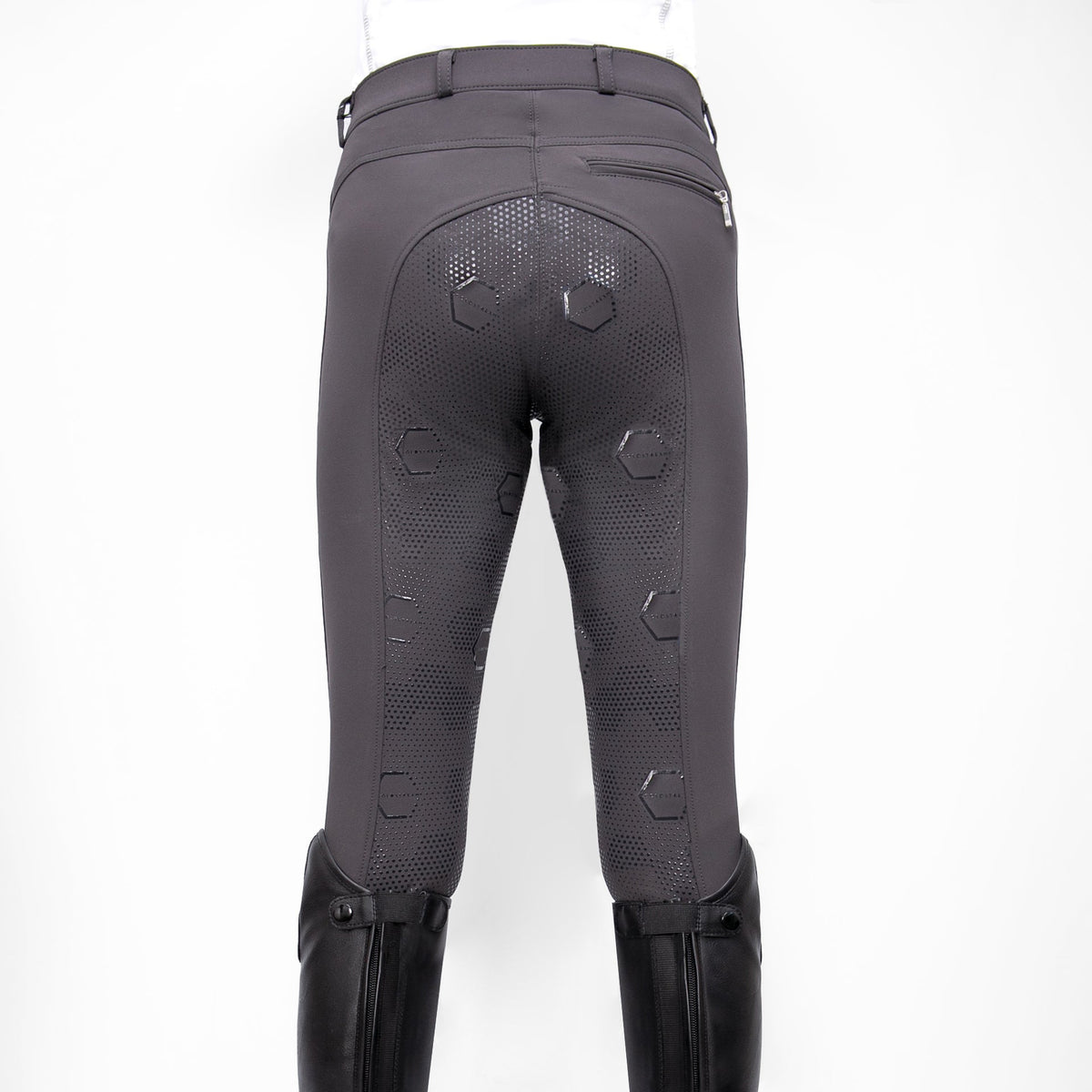 Coldstream Kilham Competition Breeches Charcoal Grey