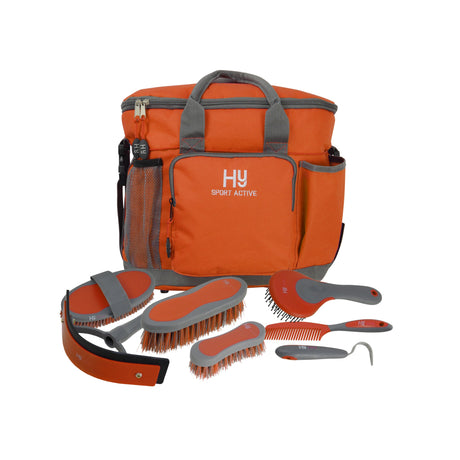 Hy Sport Active Complete Grooming Bag #colour_terracotta-orange