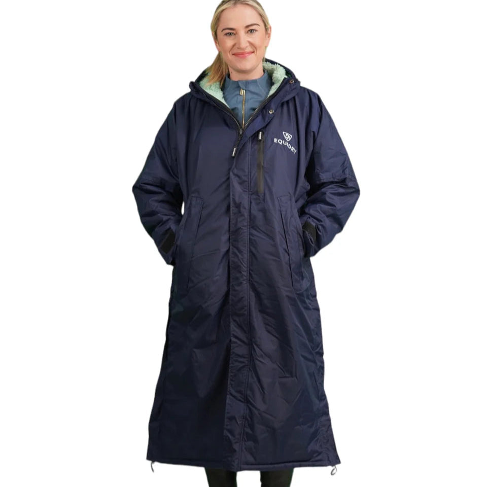 EQUIDRY Women's Thick Fleece Evolution #colour_navy-jade