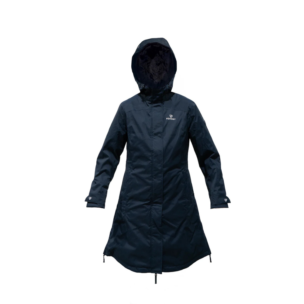 EQUIDRY Girl's Bronte Riding Coat #colour_navy