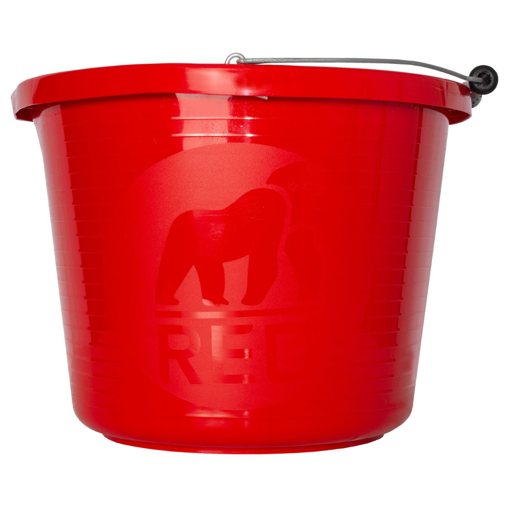 Red Gorilla Premium Bucket #colour_red