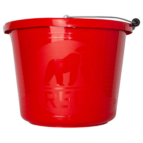 Red Gorilla Premium Bucket #colour_red