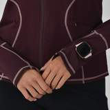 Weatherbeeta Ladies Copper Performance Jacket #colour_mulberry