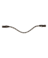 HKM Browband -Amazing- #colour_brown-silver