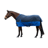 HKM 600D 100g Turnout Rug -Chester- #colour_navy-blue