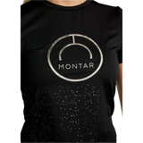 Montar MoSille with Gun Metal Logo T-Shirt #colour_black